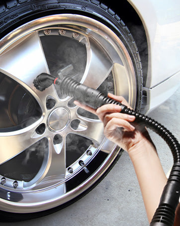 Multi-Surface Handheld Steam Cleaner with 11-Pieces Accessories, 15.2OZ All Natural Pressurized Steamer for Cleaning, Multipurpose Steam Cleaner for Home to Clean Floor , Grout, Tile, Grease and More