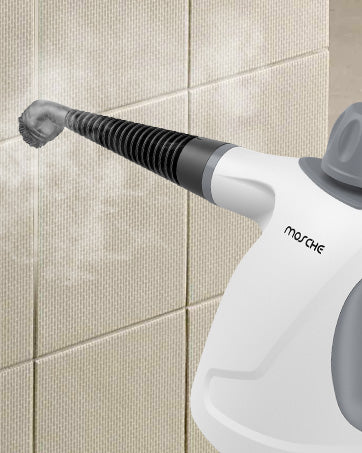 Multi-Surface Handheld Steam Cleaner with 11-Pieces Accessories, 15.2OZ All Natural Pressurized Steamer for Cleaning, Multipurpose Steam Cleaner for Home to Clean Floor , Grout, Tile, Grease and More